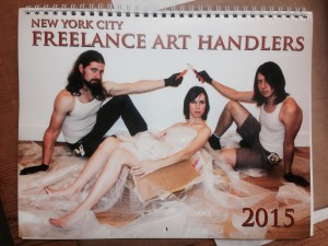 New York City Freelance Art Handlers Calendar