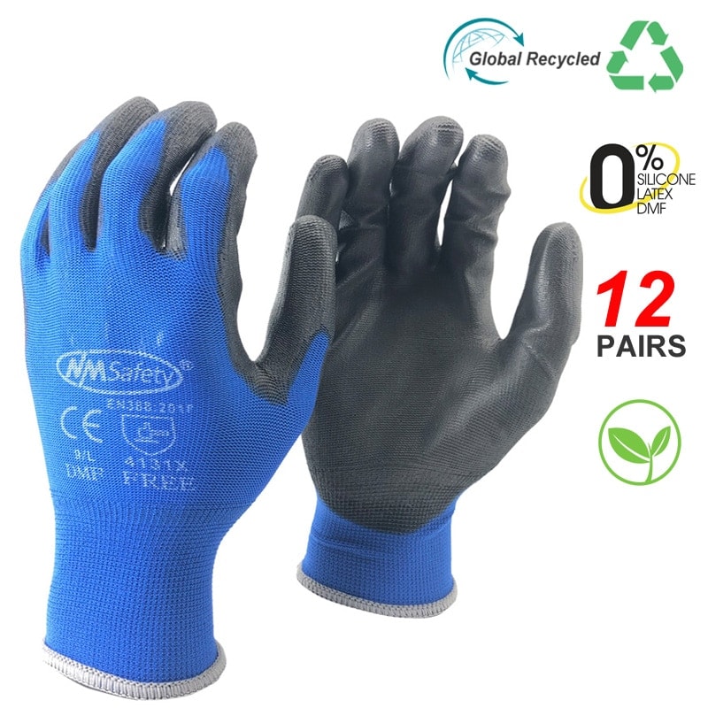High Dexterity Palm Dipped Knitted Nylon Work Glove